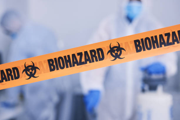 Professional Biohazard Cleanup technician working in Nederland, TX